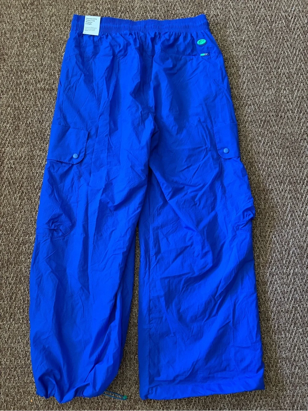 Nike Project FROG Loose Parachute Cargo Pants Blue Men's Size Large HV0907-405
